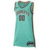 New York Liberty Nike Unisex 2021 Rebel Edition Victory Custom Jersey - Mint - Side View