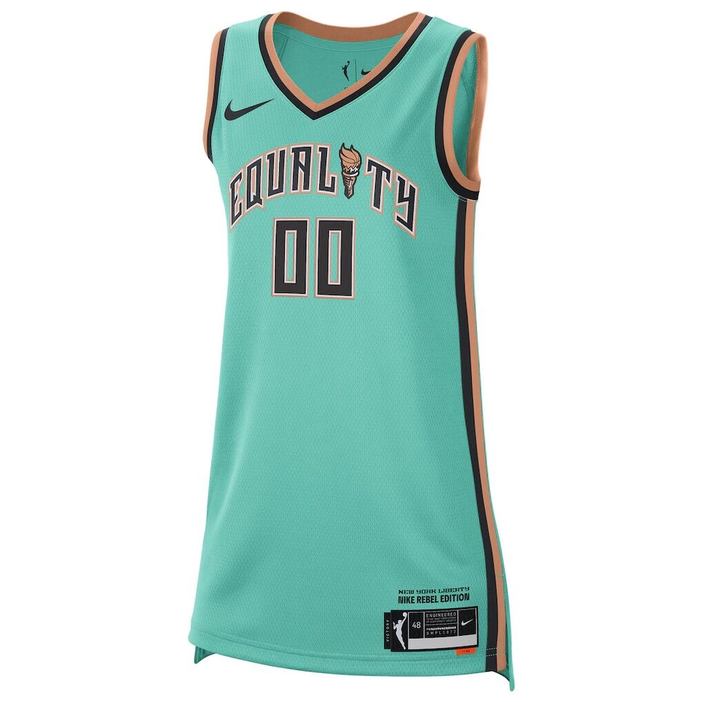 New York Liberty Nike Unisex 2021 Rebel Edition Victory Custom Jersey - Mint