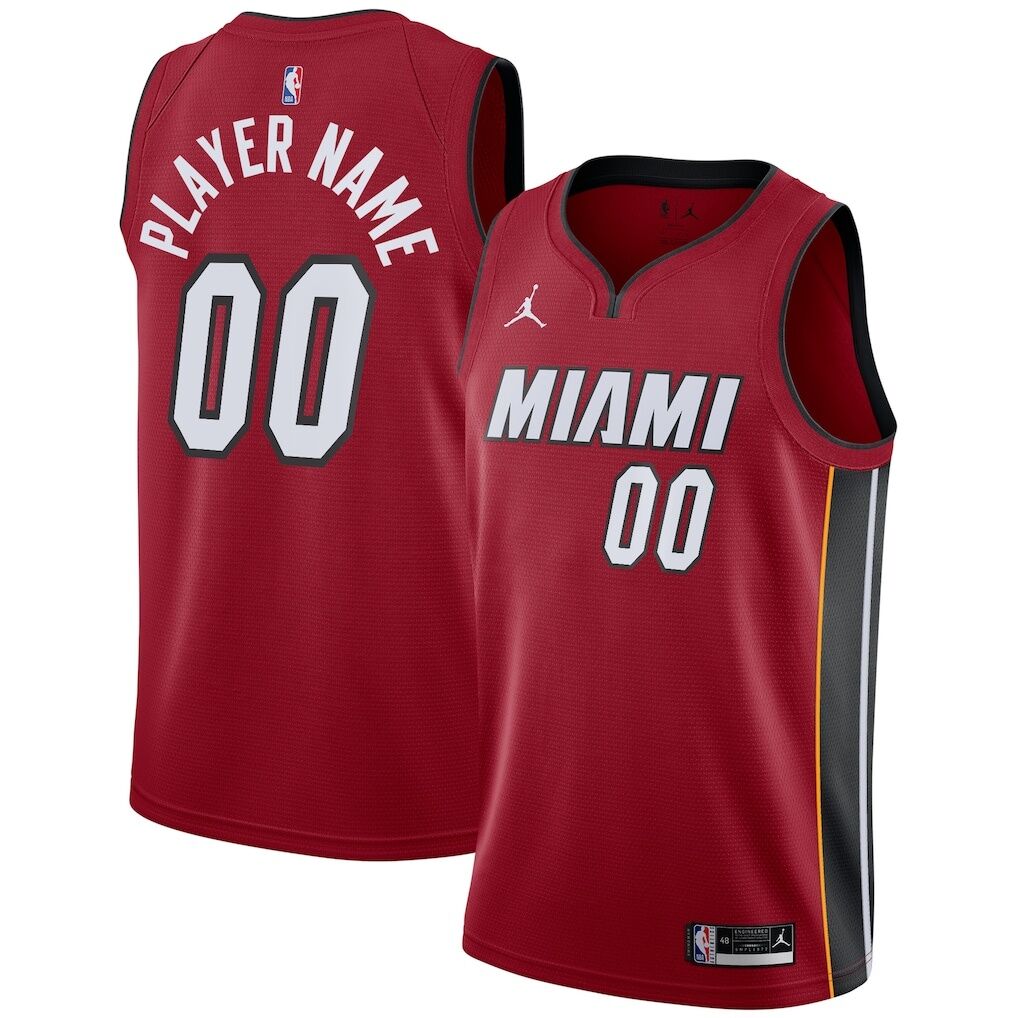 Miami Heat Jordan Brand Swingman Custom Jersey - Statement Edition