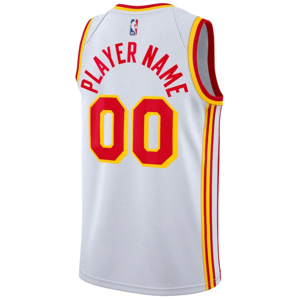 Atlanta Hawks Nike 2020/21 Swingman Custom Jersey - Association Edition