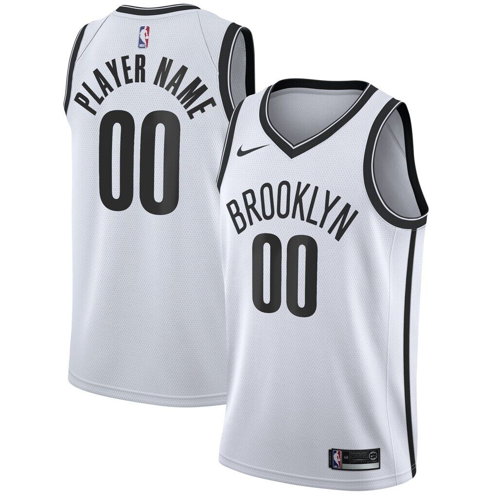 Brooklyn Nets Nike 2020/21 Swingman Custom Jersey - Association Edition