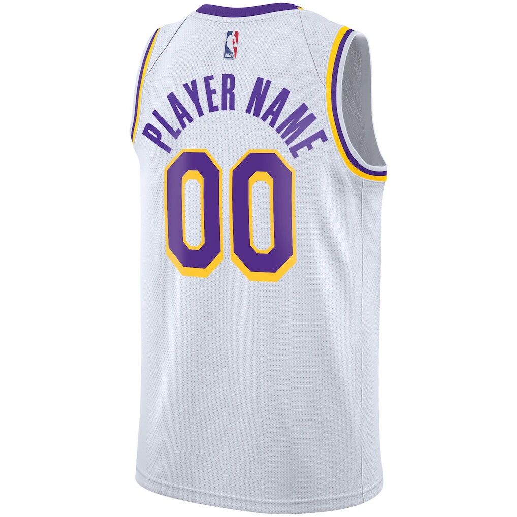 Los Angeles Lakers Nike 2020/21 Swingman Custom Jersey - Association Edition