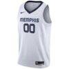 Memphis Grizzlies Nike 2020/21 Swingman Custom Jersey - White - Side View