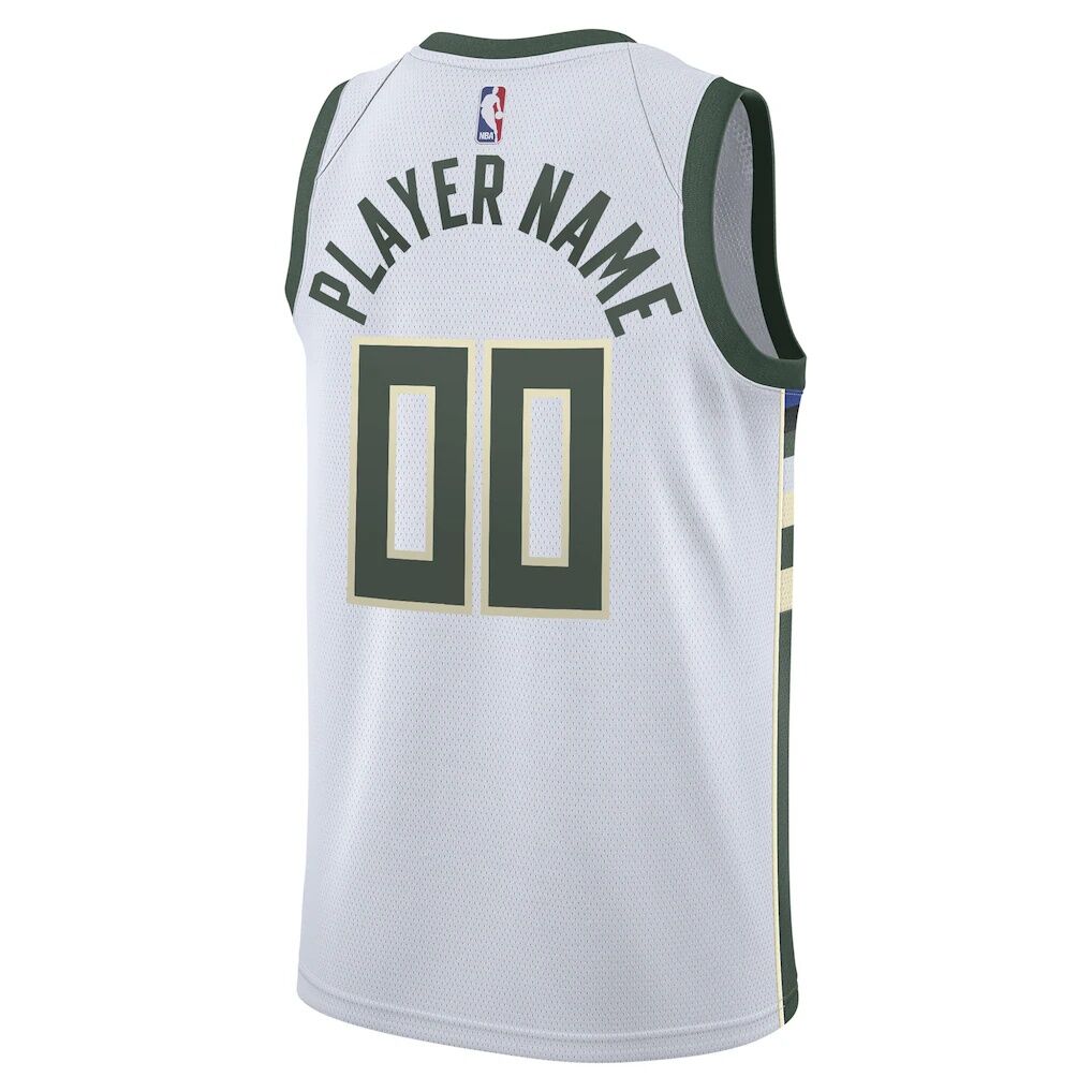 Milwaukee Bucks Nike 2020/21 Swingman Custom Jersey - Association Edition