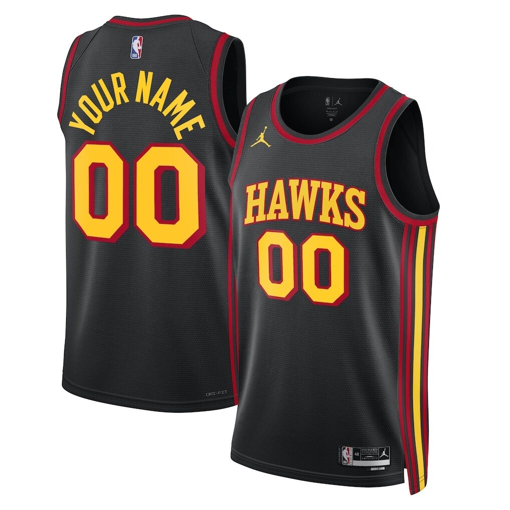 Atlanta Hawks Jordan Brand Unisex 2022/23 Swingman Custom Jersey - Statement Edition