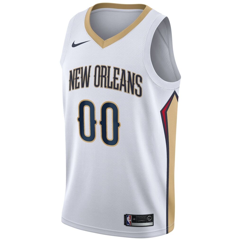 New Orleans Pelicans Nike 2020/21 Swingman Custom Jersey - Association Edition