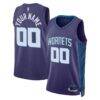 Charlotte Hornets Jordan Brand Unisex 2022/23 Swingman Custom Jersey - Teal - Front View