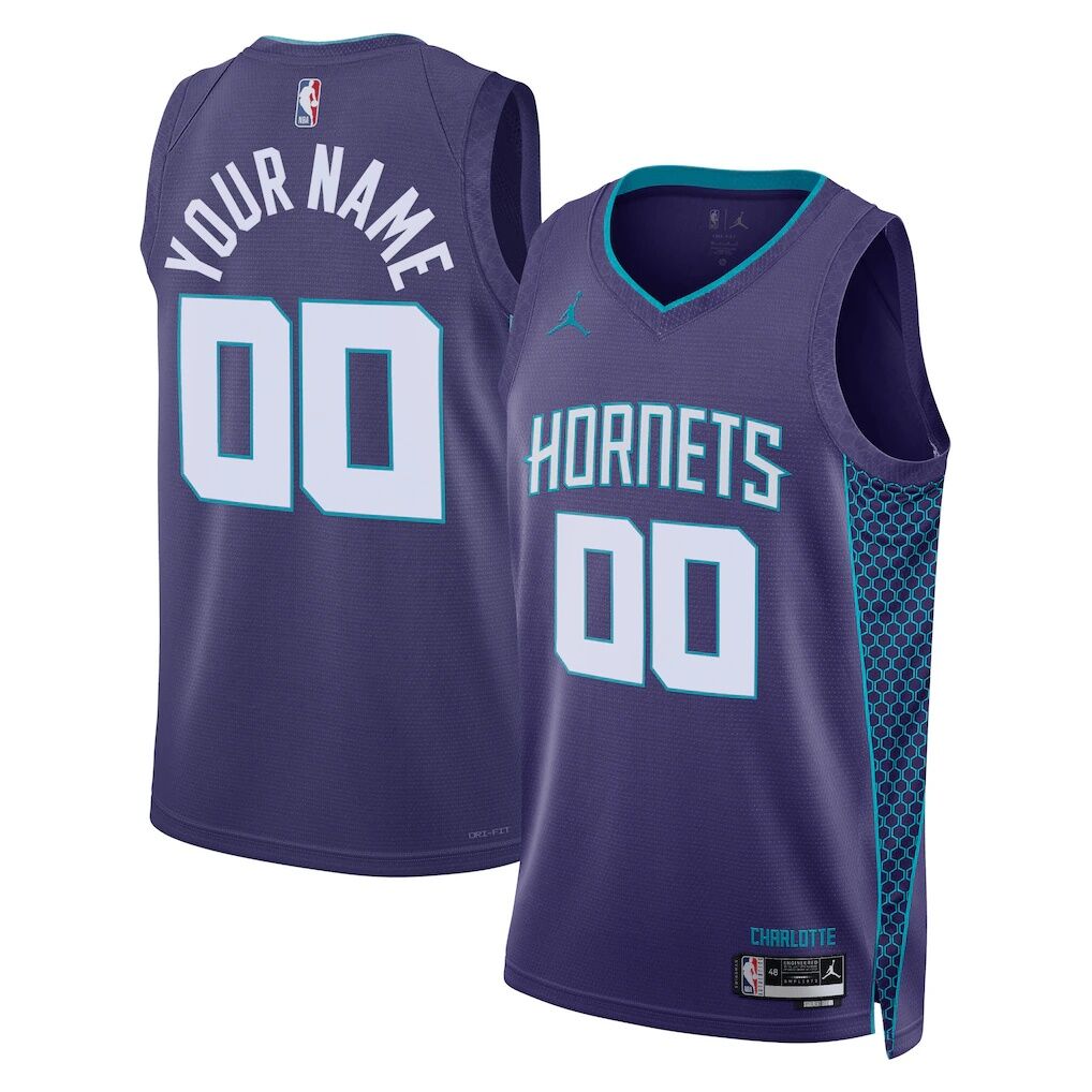 Charlotte Hornets Jordan Brand Unisex 2022/23 Swingman Custom Jersey – Statement Edition