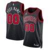 Chicago Bulls Jordan Brand Unisex 2022/23 Swingman Custom Jersey - Black - Front View
