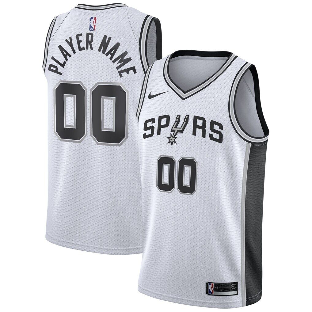 San Antonio Spurs Nike 2020/21 Swingman Custom Jersey - Association Edition