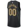 Cleveland Cavaliers Jordan Brand Unisex 2022/23 Swingman Custom Jersey - Black - Detail View