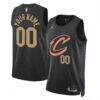 Cleveland Cavaliers Jordan Brand Unisex 2022/23 Swingman Custom Jersey - Black - Front View