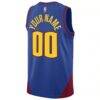 Denver Nuggets Jordan Brand Unisex 2022/23 Swingman Custom Jersey - Blue - Detail View