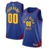 Denver Nuggets Jordan Brand Unisex 2022/23 Swingman Custom Jersey - Blue - Front View