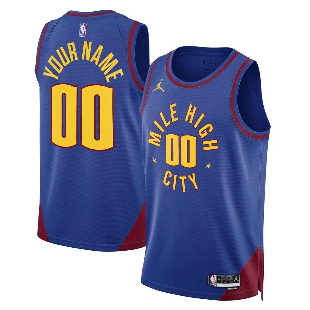 Denver Nuggets Jordan Brand Unisex 2022/23 Swingman Custom Jersey - Statement Edition
