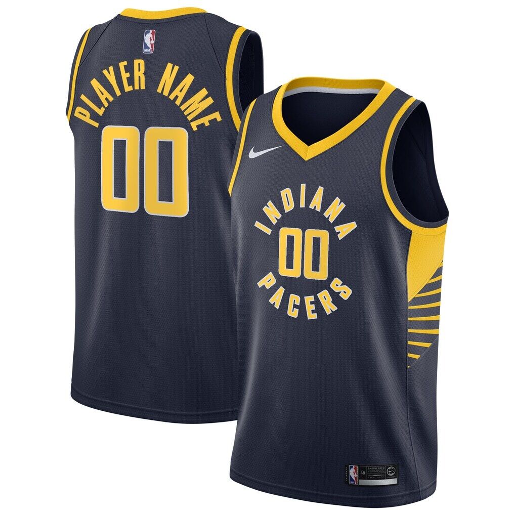 Indiana Pacers Nike 2020/21 Swingman Custom Jersey - Icon Edition