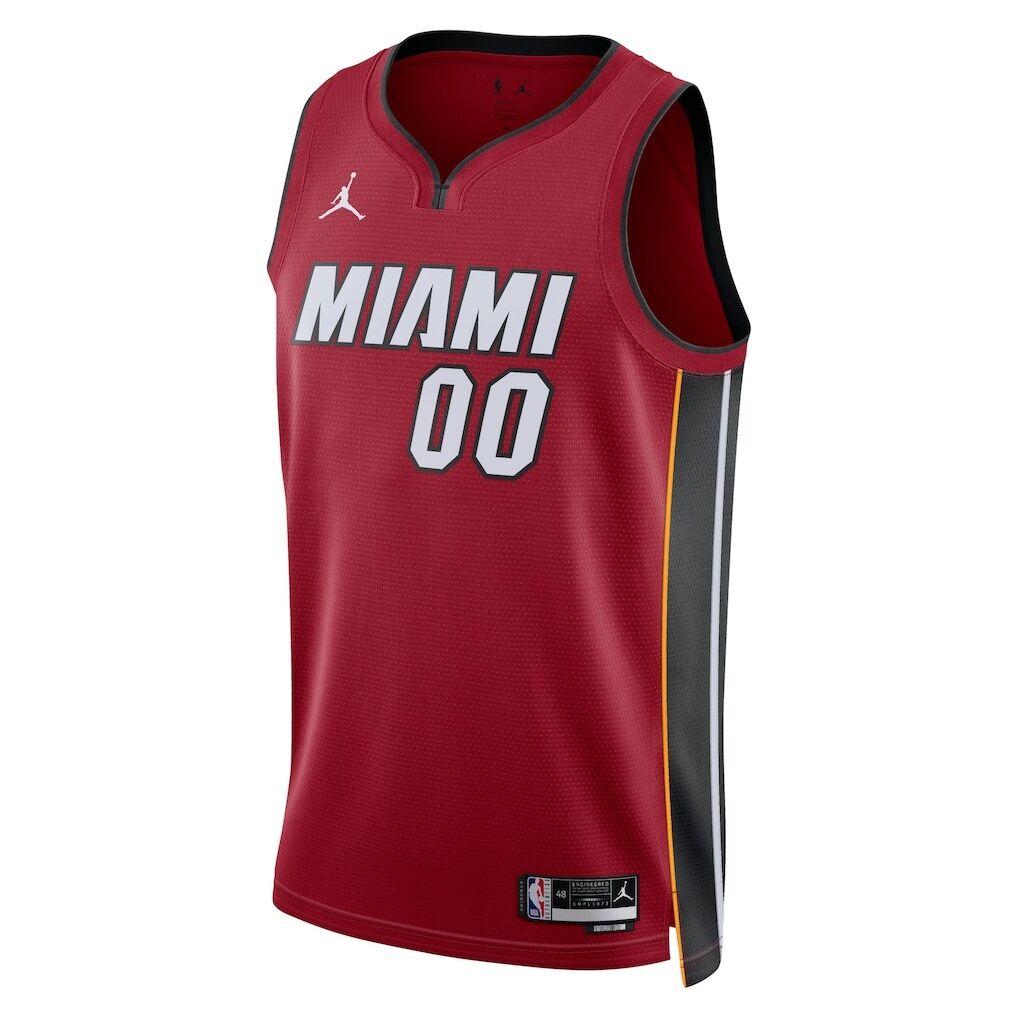 Miami Heat Jordan Brand Unisex 2022/23 Swingman Custom Jersey - Statement Edition
