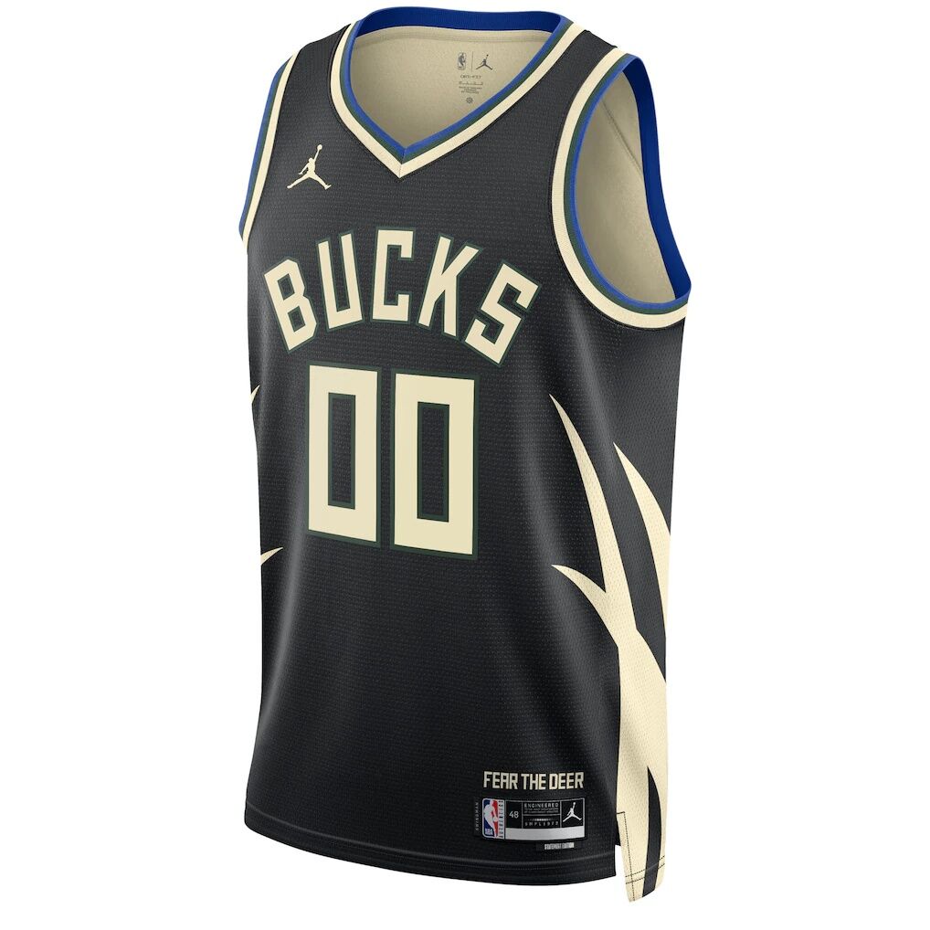 Milwaukee Bucks Jordan Brand Unisex 2022/23 Swingman Custom Jersey - Statement Edition