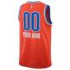 Oklahoma City Thunder Jordan Brand Unisex 2022/23 Swingman Custom Jersey - Orange - Detail View