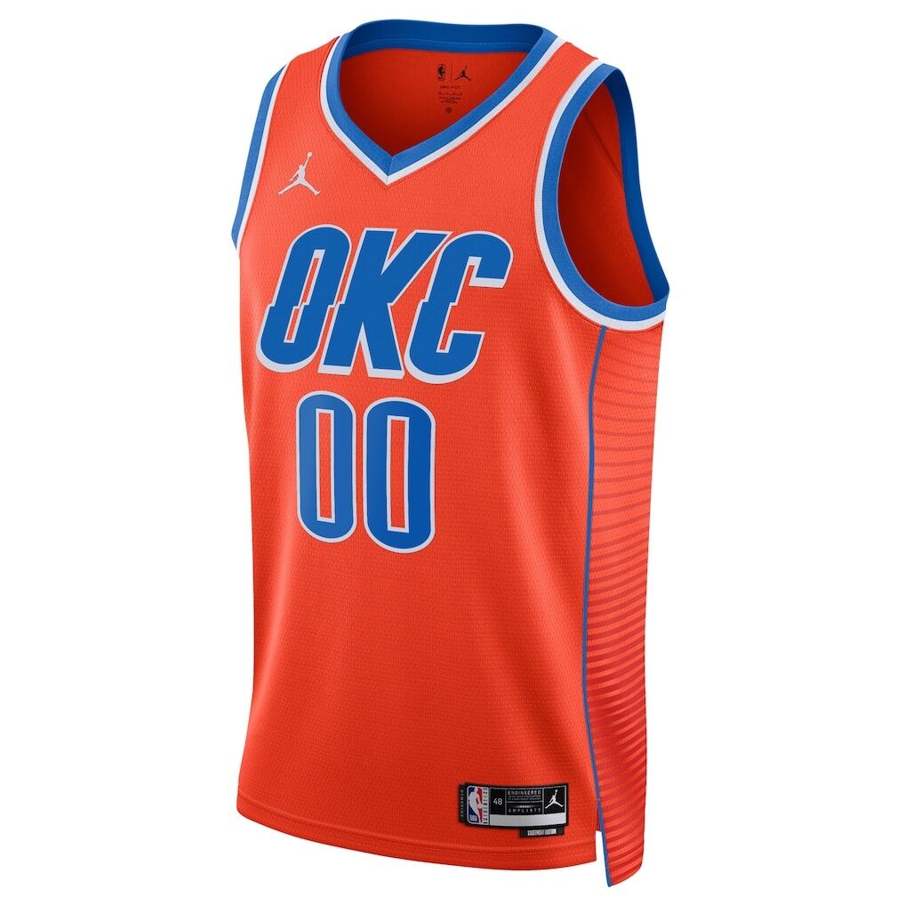 Oklahoma City Thunder Jordan Brand Unisex 2022/23 Swingman Custom Jersey - Statement Edition