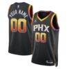 Phoenix Suns Jordan Brand Unisex 2022/23 Swingman Custom Jersey - Black - Front View