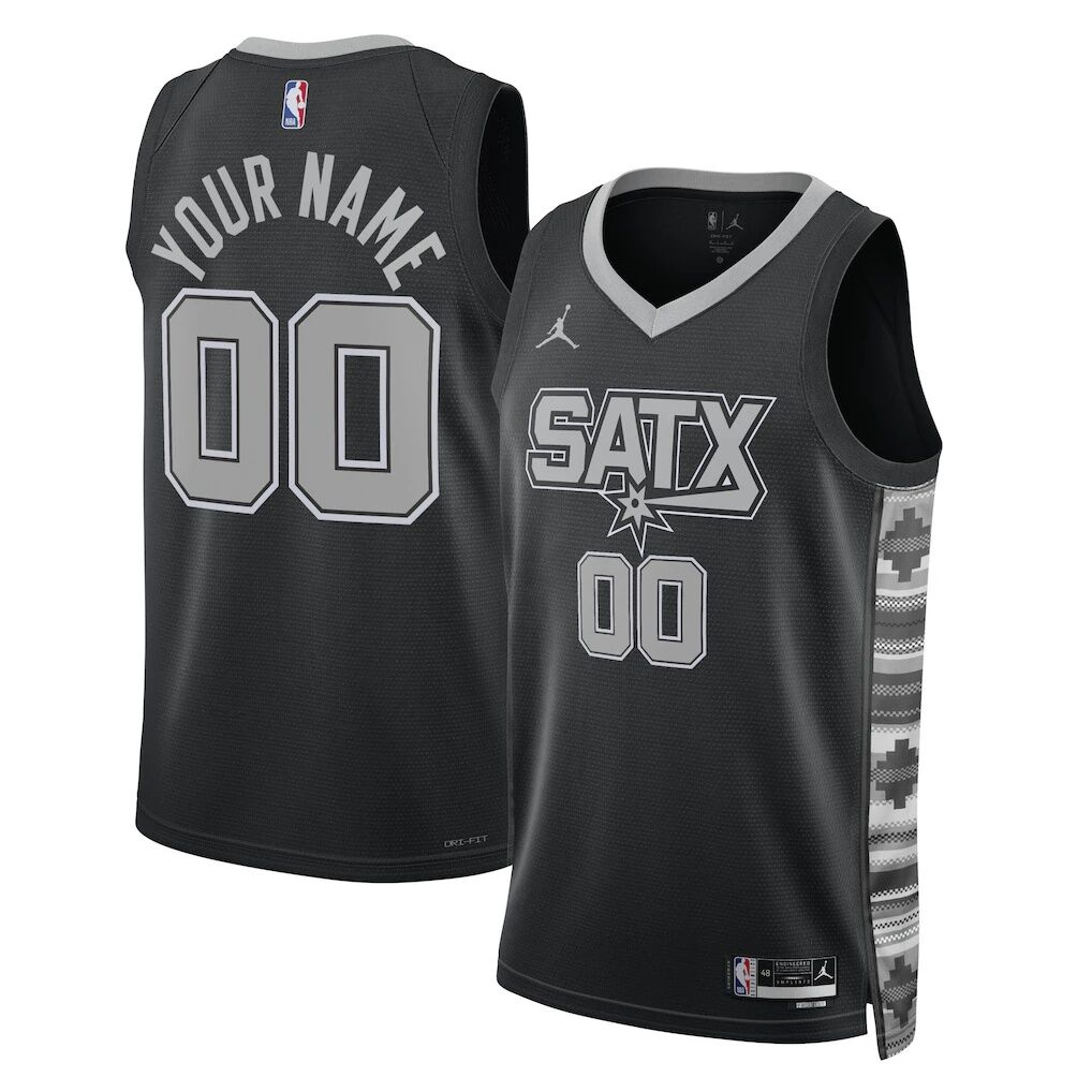 San Antonio Spurs Jordan Brand Unisex 2022/23 Swingman Custom Jersey - Statement Edition