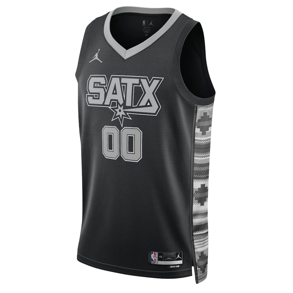 San Antonio Spurs Jordan Brand Unisex 2022/23 Swingman Custom Jersey - Statement Edition