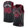 Toronto Raptors Jordan Brand Unisex 2022/23 Swingman Custom Jersey - Black - Front View