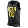 Utah Jazz Jordan Brand Unisex 2022/23 Swingman Custom Jersey - Black - Side View