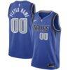 Dallas Mavericks Nike Swingman Custom Jersey Blue - - Front View