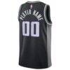 Sacramento Kings Nike Swingman Custom Jersey Black - - Detail View
