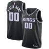 Sacramento Kings Nike Swingman Custom Jersey Black - - Front View