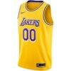 Los Angeles Lakers Nike Custom Swingman Jersey Gold - - Side View