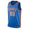 Oklahoma City Thunder Nike Unisex Swingman Custom Jersey Blue - Blue - Side View