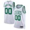 Boston Celtics Nike Unisex Swingman Custom Jersey White - - Front View