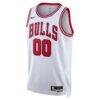 Chicago Bulls Nike Unisex Swingman Custom Jersey White - White - Side View