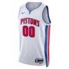 Detroit Pistons Nike Unisex Swingman Custom Jersey White - White - Side View