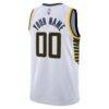 Indiana Pacers Nike Unisex Swingman Custom Jersey White - White - Detail View