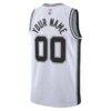 San Antonio Spurs Nike Unisex Swingman Custom Jersey White - White - Detail View