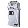 San Antonio Spurs Nike Unisex Swingman Custom Jersey White - White - Side View