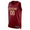 Cleveland Cavaliers Nike Unisex Swingman Custom Jersey Burgundy - - Back View