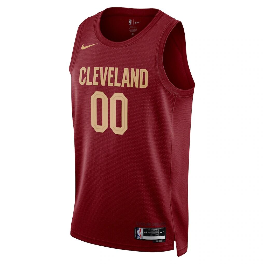 Cleveland Cavaliers Nike Unisex Swingman Custom Jersey Burgundy – Icon Edition