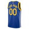 Golden State Warriors Nike Unisex Swingman Custom Jersey Royal - Royal - Detail View