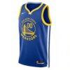 Golden State Warriors Nike Unisex Swingman Custom Jersey Royal - Royal - Side View