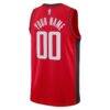 Houston Rockets Nike Unisex Swingman Custom Jersey Red - Red - Detail View