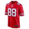 Dawson Knox Buffalo Bills Nike Alternate Game Jersey - Red - Side View