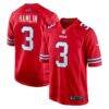 Damar Hamlin Buffalo Bills Nike Alternate Game Jersey - Red - Front View