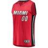 Miami Heat Fashion7 Fast Break Custom Jersey - Red - - Side View