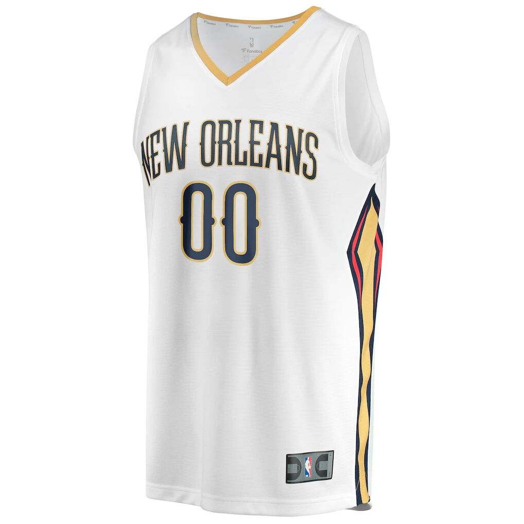 New Orleans Pelicans Fashion7 Youth Fast Break Replica Custom Jersey - Association Edition