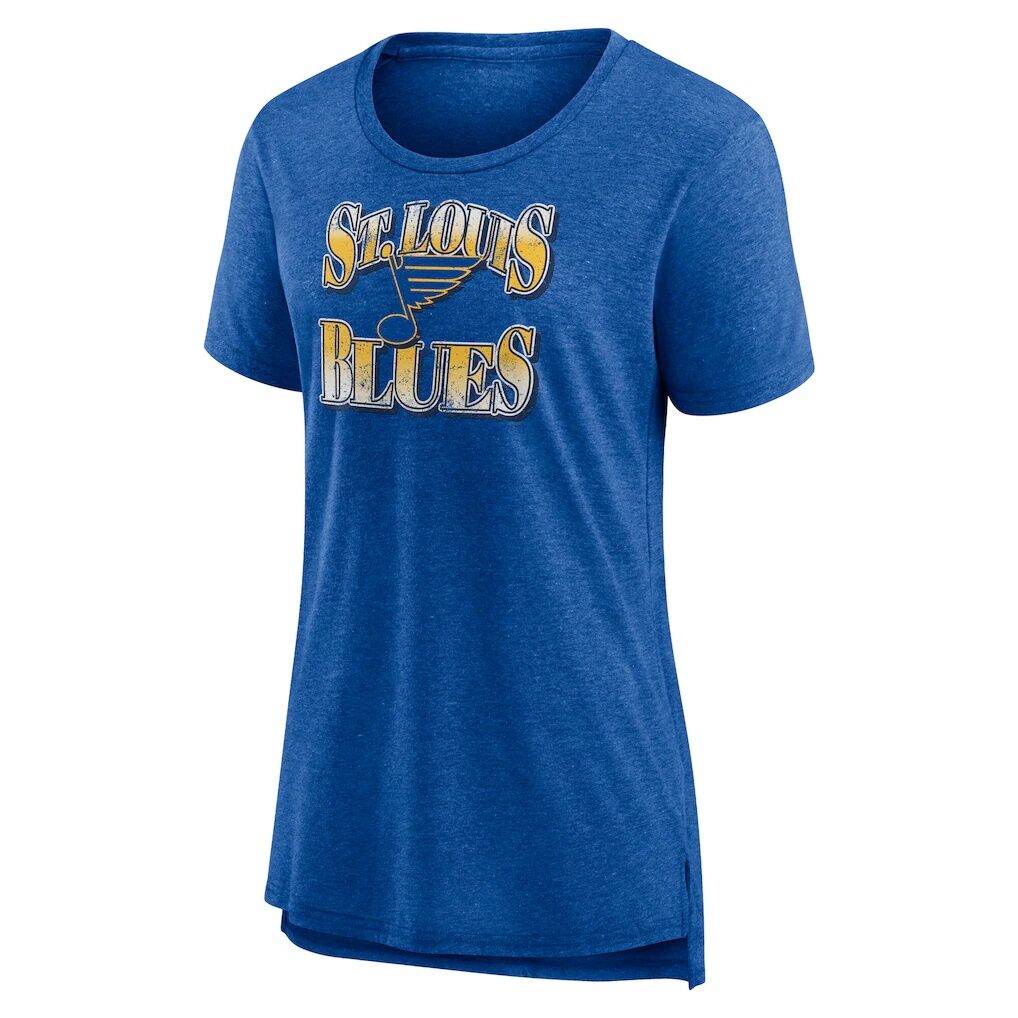 St. Louis Blues Fashion7 Women's Hit the Ice Tri-Blend T-Shirt - Royal